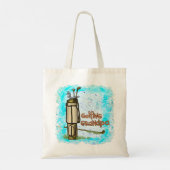Boodschappentas Golfende Opa Tote Bag (Achterkant)