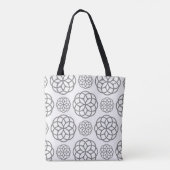 Boodschappentas Grijs Tote Bag (Achterkant)