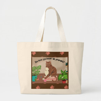 Boodschappentas, Grumpy Cat Grote Tote Bag