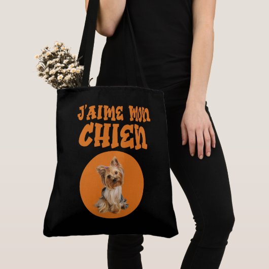 Boodschappentas Ik hou van mijn hond Tote Bag (Dichtbij)