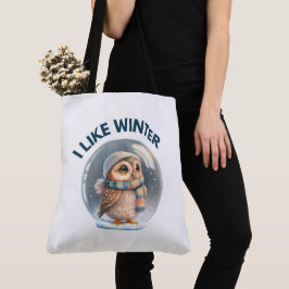 Boodschappentas Ik hou van winter Tote Bag