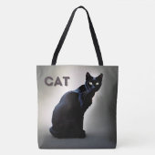 Boodschappentas kat tote bag (Voorkant)