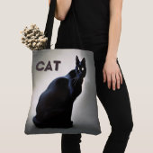 Boodschappentas kat tote bag (Dichtbij)