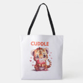 Boodschappentas knuffel tote bag (Voorkant)
