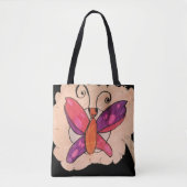 boodschappentas, kunst tekening tote bag (Voorkant)