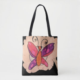 boodschappentas, kunst tekening tote bag