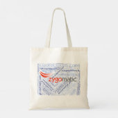 Boodschappentas (liggend) tote bag (Achterkant)