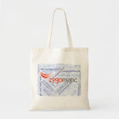 Boodschappentas (liggend) tote bag (Voorkant)