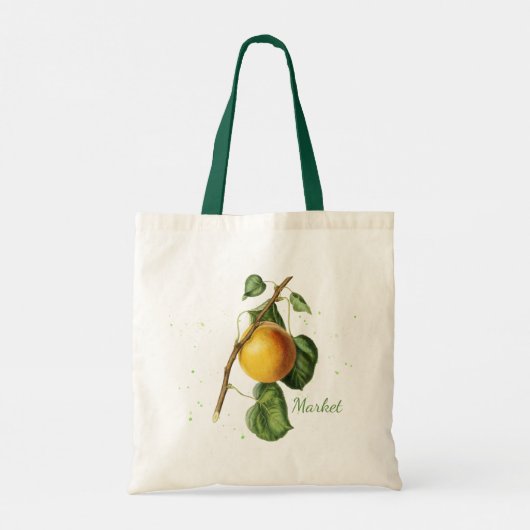 Boodschappentas met botanische vruchten tote bag (Achterkant)