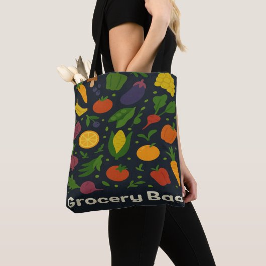 Boodschappentas met groenten tote bag (Dichtbij)
