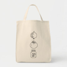 Boodschappentas met minimalistisch ontwerp