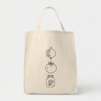 Boodschappentas met minimalistisch ontwerp tote bag