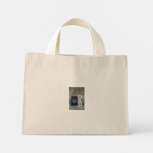 Boodschappentas Mini Tote Bag (Achterkant)