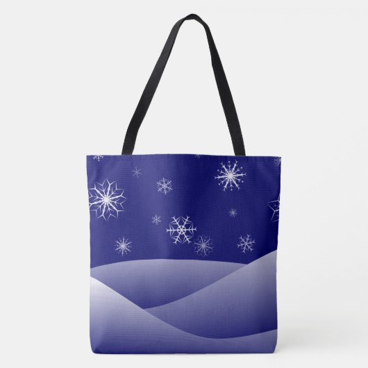 Boodschappentas Sneeuw Tote Bag (Voorkant)