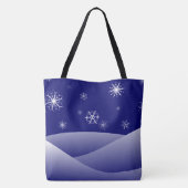 Boodschappentas Sneeuw Tote Bag (Achterkant)