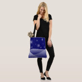 Boodschappentas Sneeuw Tote Bag (Op model)