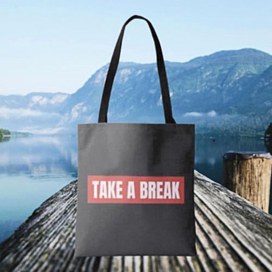 Boodschappentas Take A Break Tote Bag
