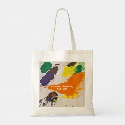 Boodschappentas Tote Bag (Achterkant)