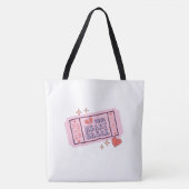 Boodschappentas Valentijnsdag Tote Bag (Voorkant)
