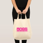Boodschappentas van de baas tote bag (Voorkant (product))