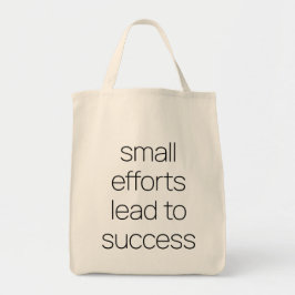 Boodschappentas voor kleine inspanningen tote bag