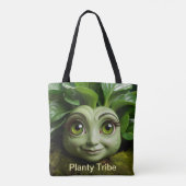 Boodschappentas voor plantenliefhebbers tote bag (Achterkant)