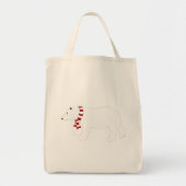 Boodschappenttas van ijsbeer tote bag (Voorkant)