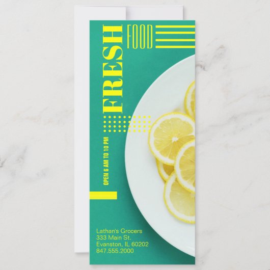 boodschappenwinkel kaart (Voorkant)