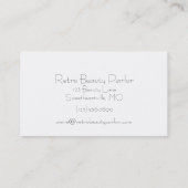  boodschappenwinkel op Cream-Rozen Cosmetologie Visitekaartje (Achterkant)