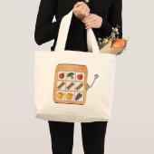 Boodschappenwinkel Slot Machine Grote Tote Bag (Voorkant (product))