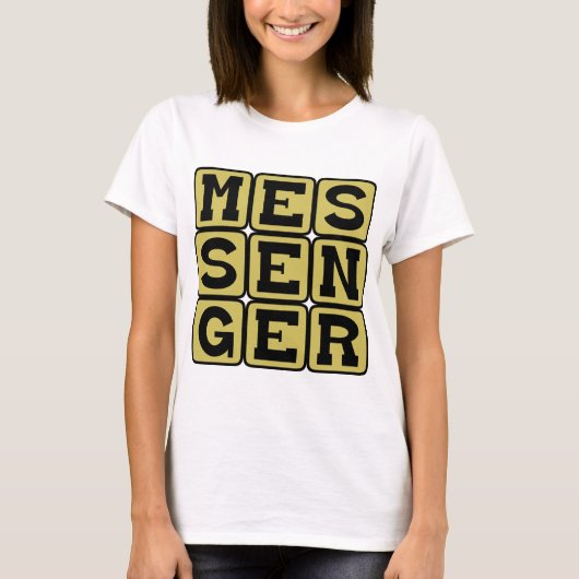 Boodschapper, Eén Die Levert T-shirt (Voorkant)