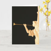 Boodschapper Engel Kaart (Gele Bloem)