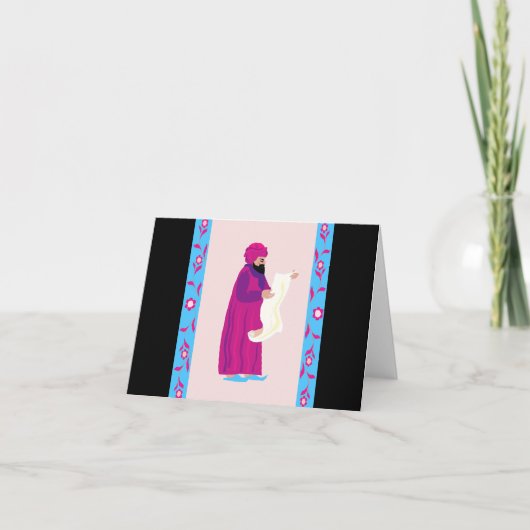 Boodschapper Feestdagen Kaart (Voorkant)