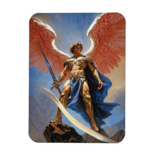Boodschapper van de Goddelijke Vlam Archengel Mich Magneet (Verticaal)