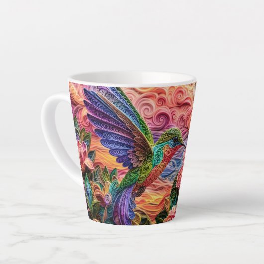 Boodschapper van Mirakels Latte Mok (Linkerhoek)