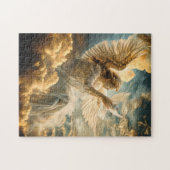 Boodschappers van Vrede Engel met Witte Duif Legpuzzel (Horizontaal)