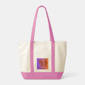 boodschaptas, strandtas, gepersonaliseerd tote bag (Achterkant)