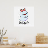 Booful Funny Girly Halloween Ghost Pun Poster (Keuken)