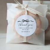 Boog 1e verjaardag ronde sticker