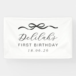 Boog 1e verjaardag spandoek