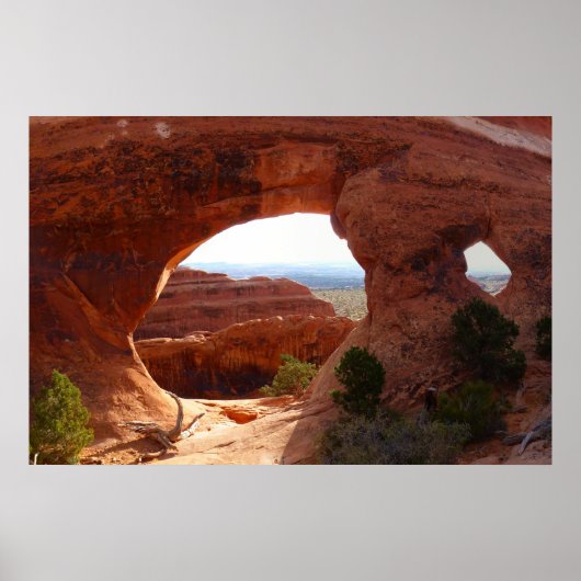 Boog Ar I in Arches National Park Poster (Voorkant)