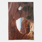 Boog Ar I in Arches National Park Theedoek (Verticaal)