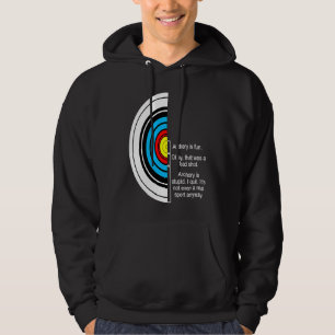 Boog Archery Joke Hunting Hunt Arr Hoodie