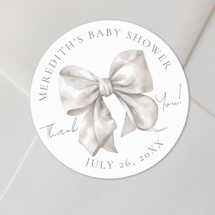 Boog Baby Shower Ronde Sticker
