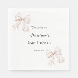 Boog baby shower servetten