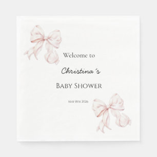 Boog baby shower servetten