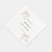 Boog baby shower servetten (Hoek)