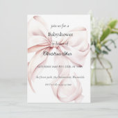 Boog baby shower uitnodiging (Staand voorkant)