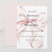 Boog baby shower uitnodiging (Voorkant / Achterkant)