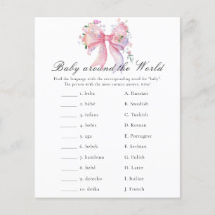 Boog babyshower - Baby rond de wereld
